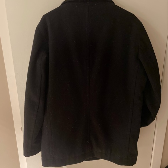 ✨🧥TOMMY HILFIGER MENS WOOL MELTON CLASSIC DOUBLE BREASTED PEACOAT🧥✨ - Picture 5 of 5